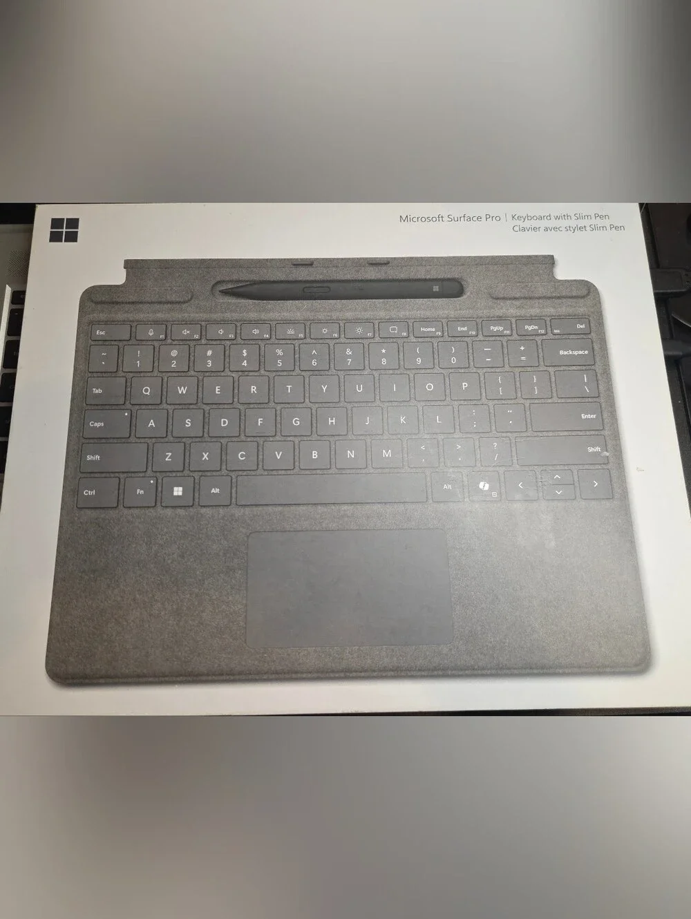 Microsoft Surface Pro Type Cover Keyboard with Pen - Dark Gray